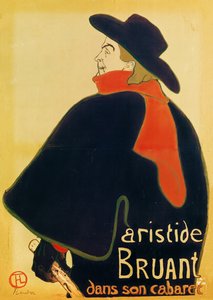 Aristide Bruant nel suo cabaret, 1893